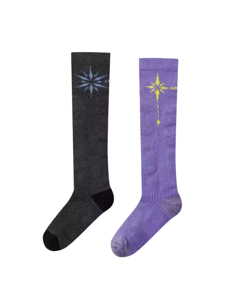 LITAN Unisex Merino Wool Ski Socks