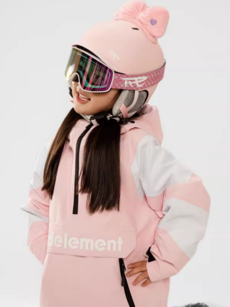 REV Satin Glow Kids Ski Goggles