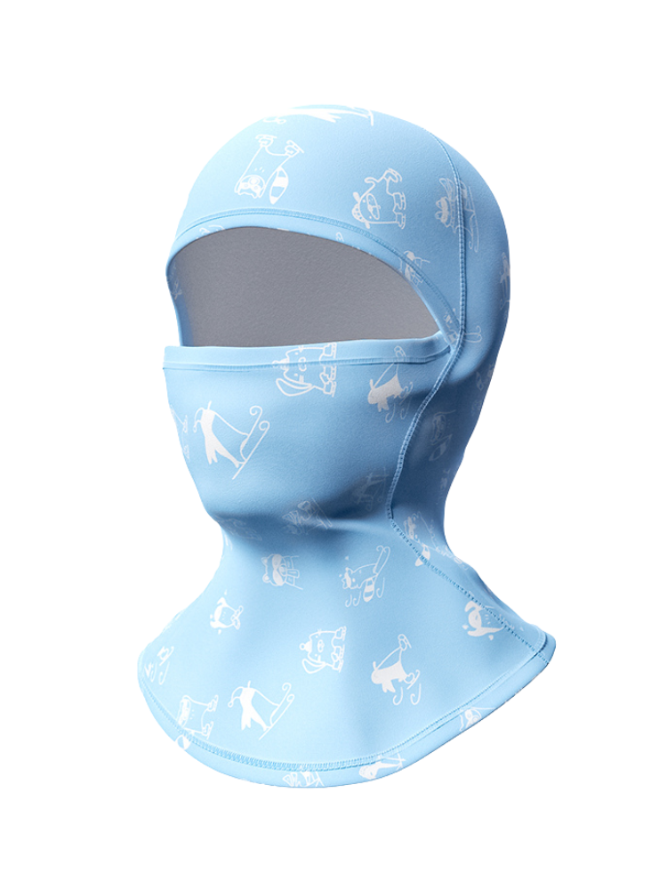RAUO Kids Playful Print Fleece Balaclava