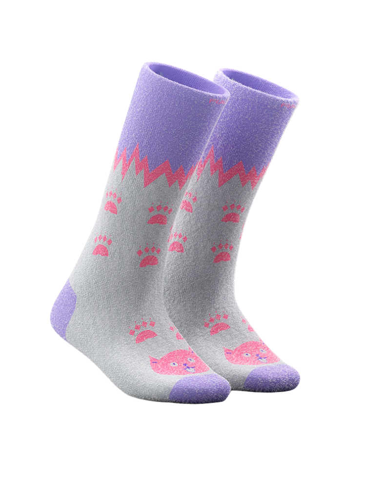 RAUO Kids Little Paws Merino Wool Ski Socks