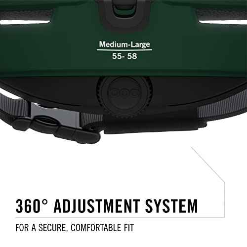 POC, Obex MIPS, Ski and Snowboard Helmet for All-Mountain Riding, Moldanite Green Matt, XSS