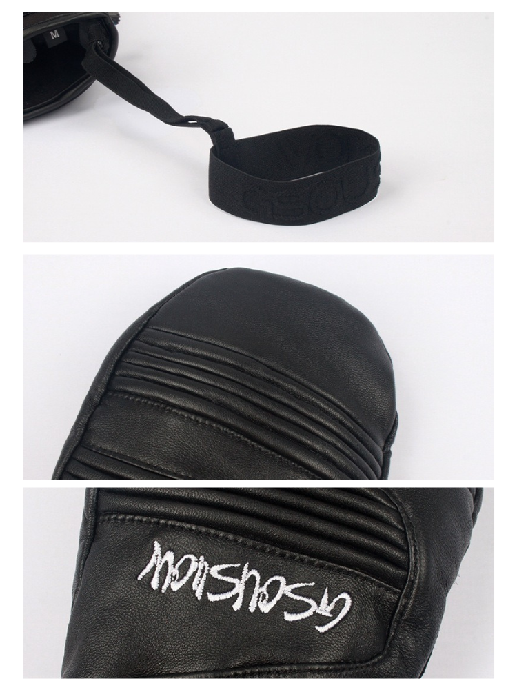 Gsou Snow Winter Leather Ski Mittens [Limited Region]