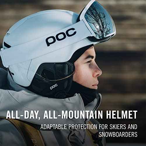 POC, Obex MIPS, Ski and Snowboard Helmet for All-Mountain Riding, Moldanite Green Matt, XSS