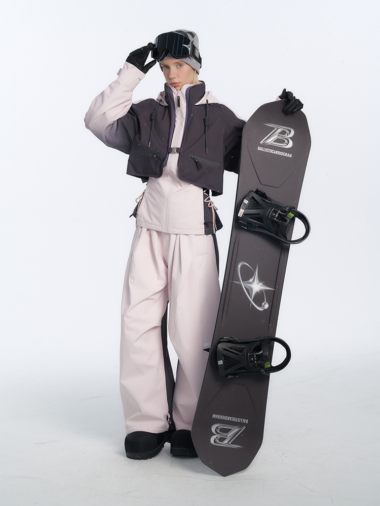 BCG Ballet Bound Pink Baggy Ski Pants - Women's