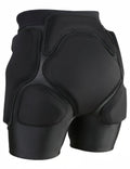 3D Protection Padded Shorts, Hip Butt Tailbone Crash Pad Pants, Impact Protective Gear for Figure Skating Snowboarding Ski Roller Skateboard (Black, X-Large)